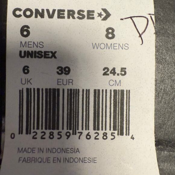 CONVERSE CHUCK TAYLOR ALLSTAR HI MEN'S 6 WOMEN'S 8 PURPLE - Picture 8 of 8